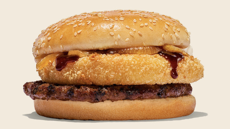 A Cheese Ring Burger from Burger King Vietnam