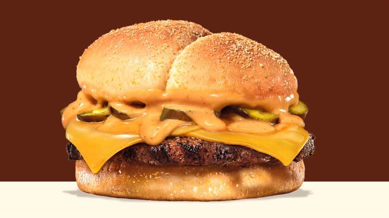 A Spicy King (beef version) from Burger King Italy