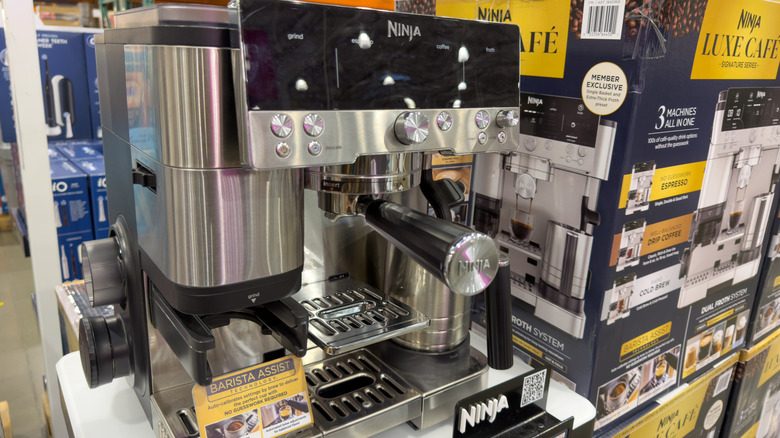 Ninja Coffee machine on display at Costco