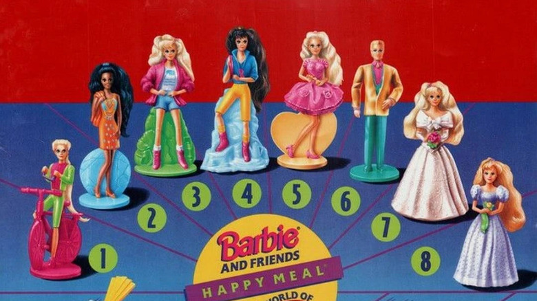 Barbie Happy Meal toys