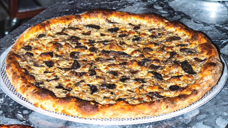 Truffle mushroom whole pizza