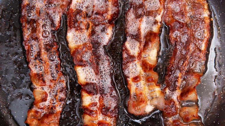 Bacon in grease