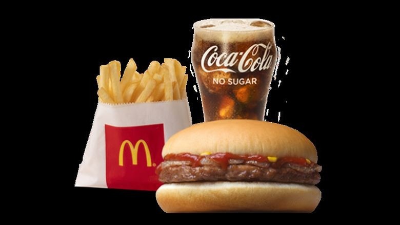 A Boerie Burger, fries, and Coke