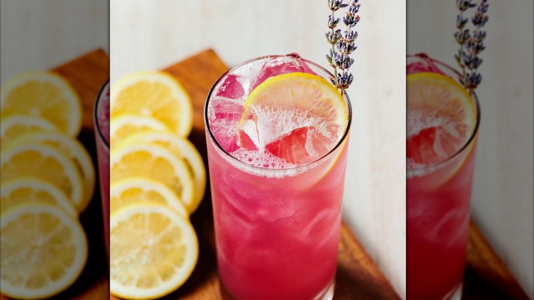 A Blueberry Lavender Lemonade at Outback Steakhouse