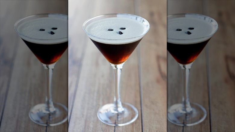 An Espresso Martini at The Cheesecake Factory