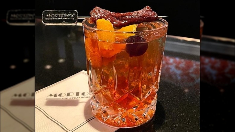 A State Street Manhattan at Morton's the Steakhouse