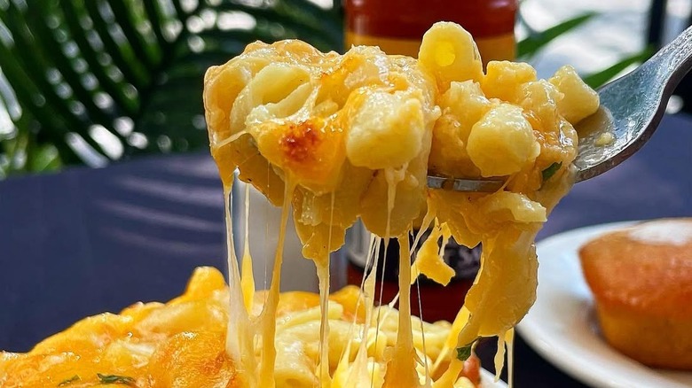 Mac and cheese at Sylvia's Harlem Restaurant New York