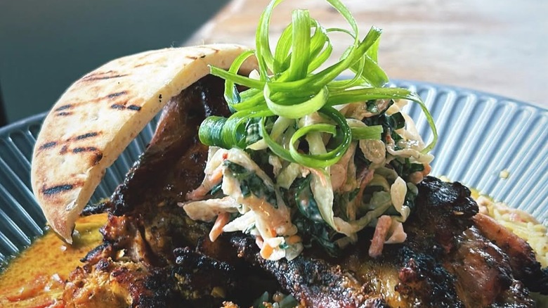 Soul food plate from Twisted Soul in Atlanta