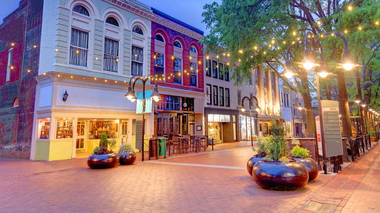 Charlottesville's Downtown Mall on Main St