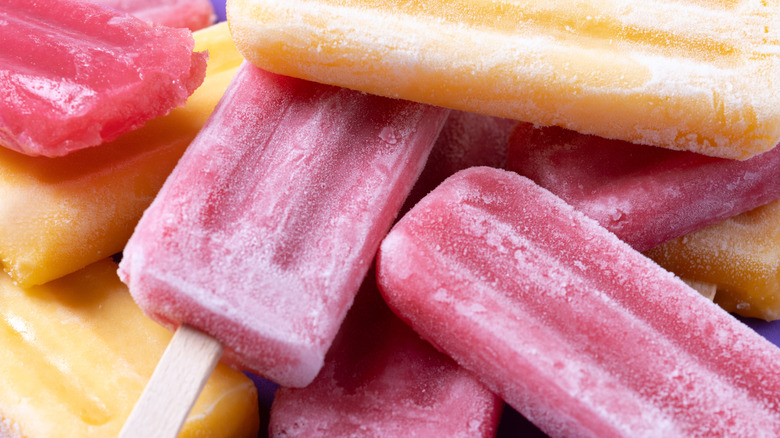 A stack of popsicles