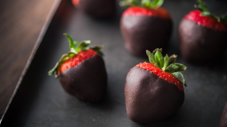 Chocolate dipped strawberries