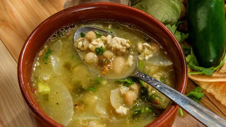 Green chile with pork