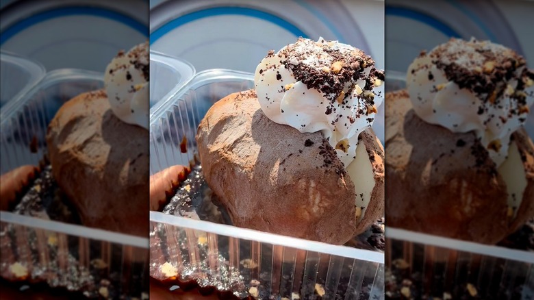 Idaho ice cream baked potato dessert