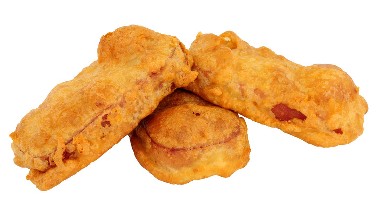 Plate of Spam fritters