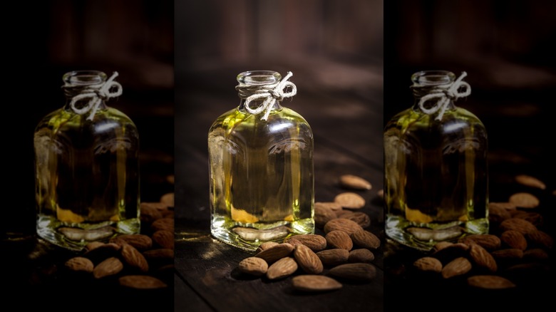 A vial of cooking oil