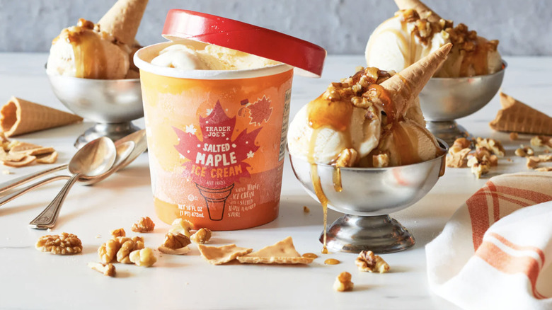 Salted Maple Ice Cream