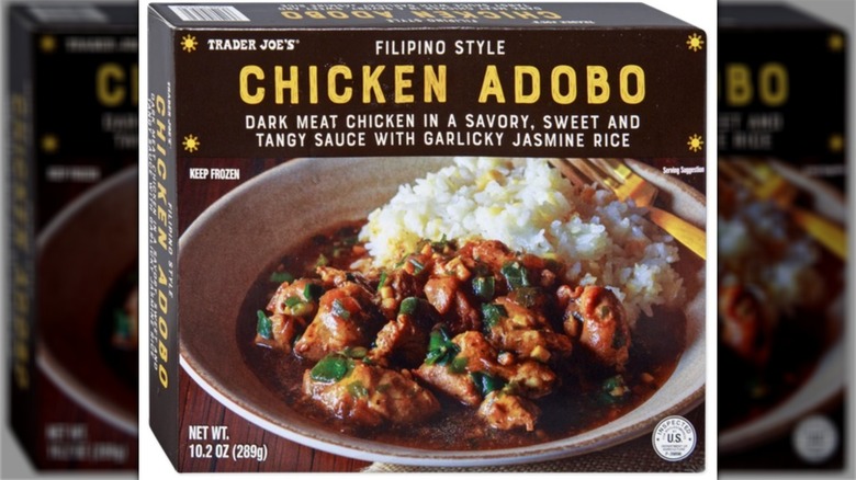 Box of Trader Joe's Filipino Style Chicken Adobo