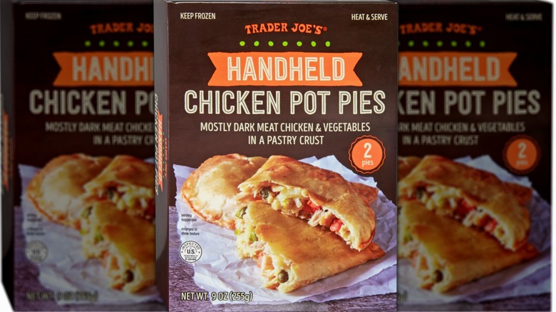 Box of Trader Joe's Handheld Chicken Pot Pies