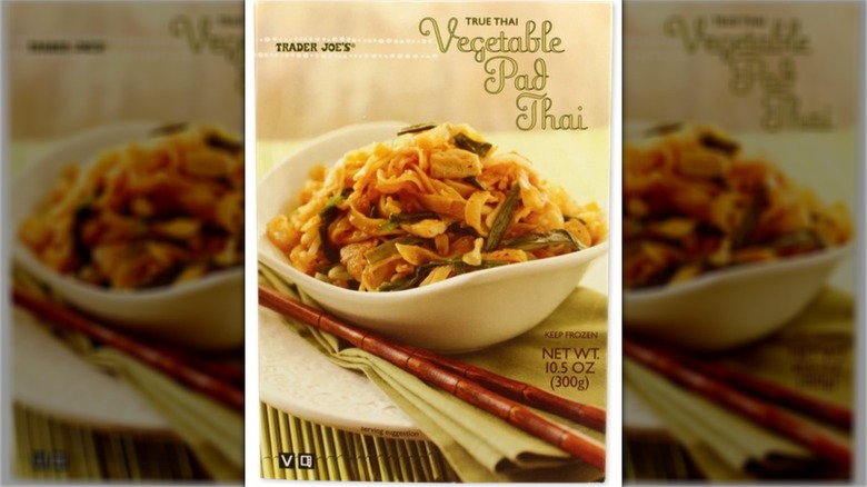 Package of Trader Joe's Vegetable Pad Thai