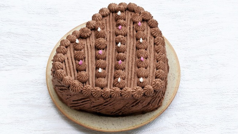 Heart shaped cake