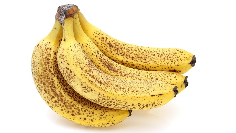 Ripe bunch of bananas