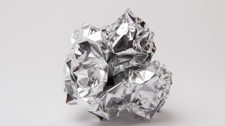 Aluminum foil ball