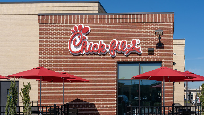 A Chick-fil-A storefront
