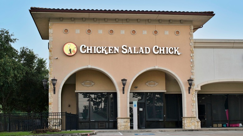 A Chicken Salad Chick storefront.
