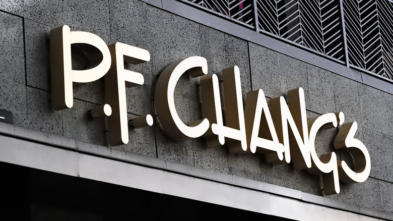 A P.F. Chang's sign