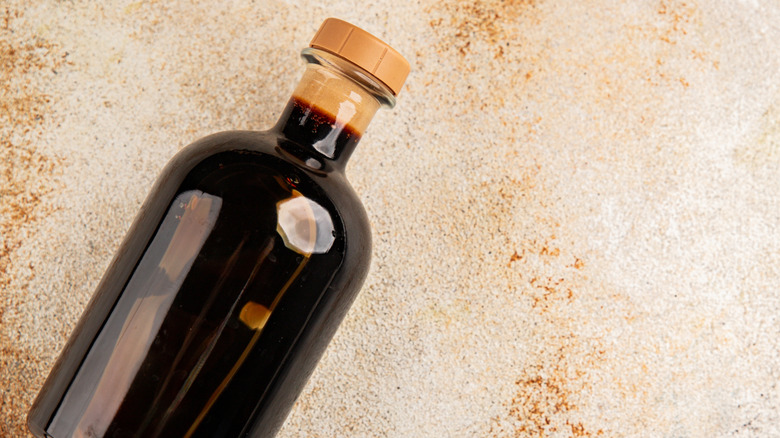 A bottle of balsamic glaze