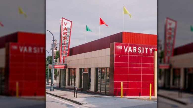 Exterior of The Varsity flagship location