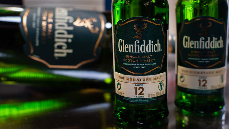 Bottles of Glenfiddich 12 Year