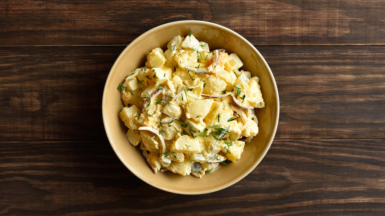 Bowl of potato salad