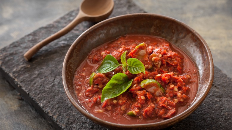Spicy red sambal