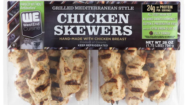 Mediterranean chicken skewers