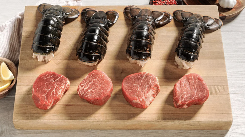 Surf & turf meat set