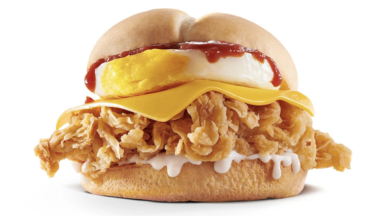 The Brekkie Crunch Burger at KFC South Africa