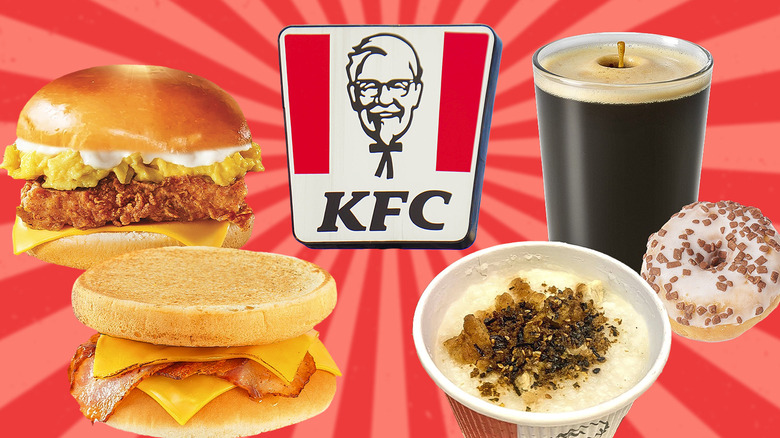KFC breakfast items from outside of the United States