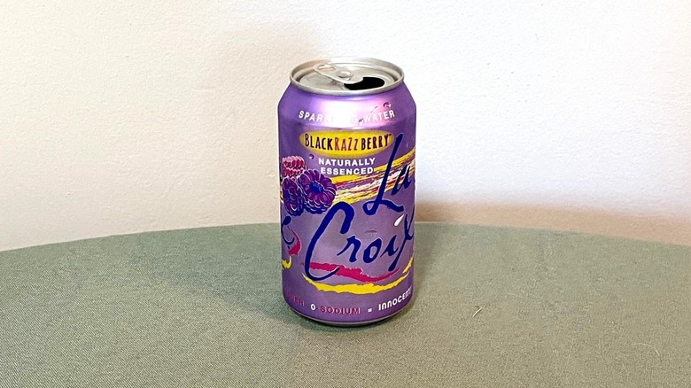 a can of Black Razzberry La Croix