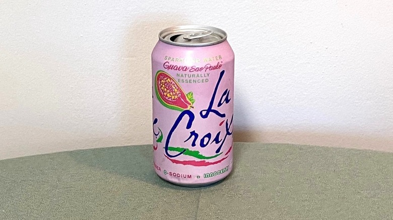 Guava Sao Paolo La Croix in a can on a table