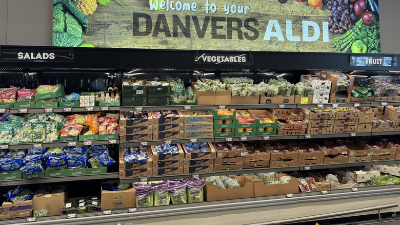 Aldi produce section