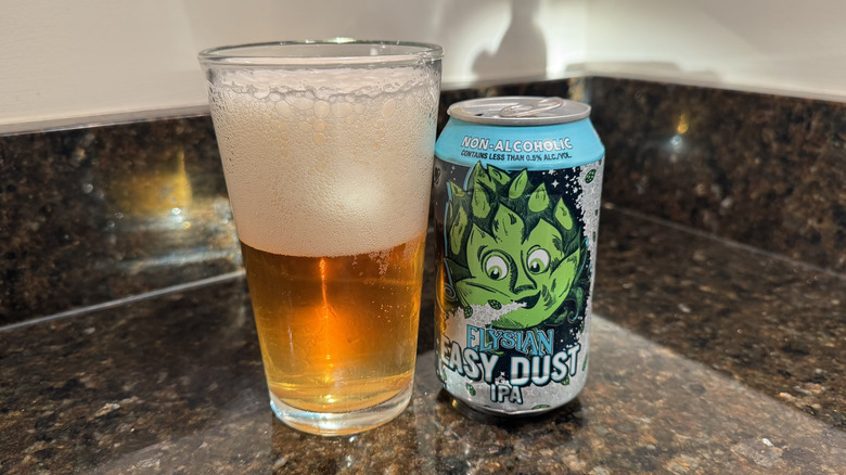 Elysian Brewing Easy Dust IPA with glass