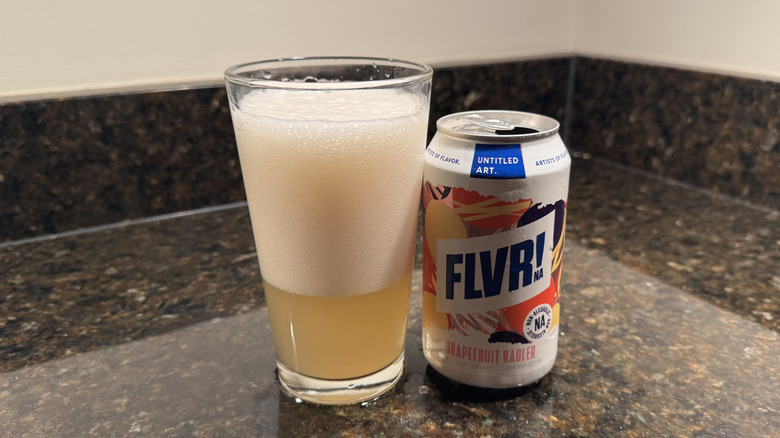 Untitled Art FLVR! Grapefruit Radler on counter