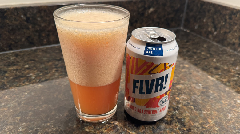Untitled Art FLVR! Mango Dragonfruit Sour on counter