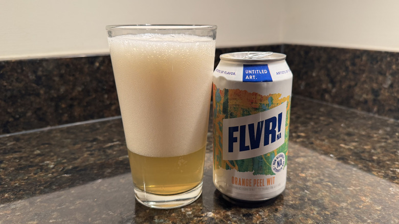 Untitled Art FLVR! orange peel wit on counter