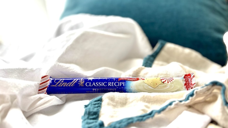 Lindt peppermint white chocolate