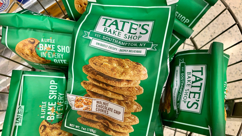 Pile of Tate's cookie bags