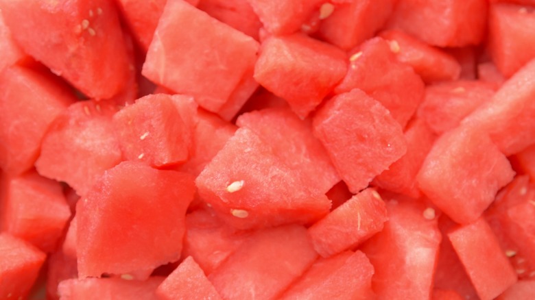 Watermelon chunks