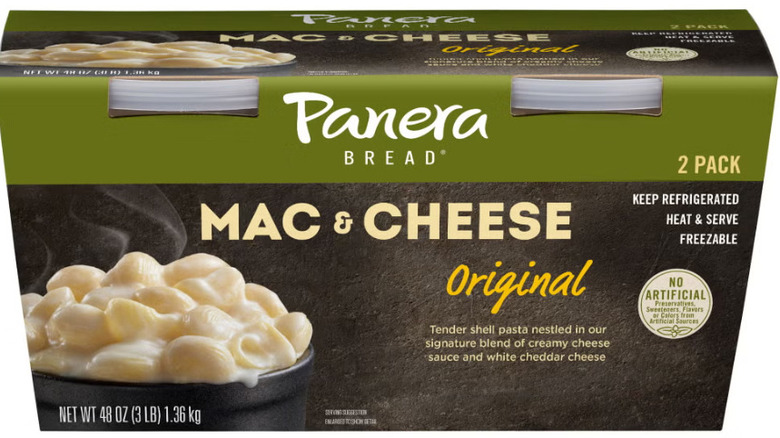 Panera Bread mac and cheese container
