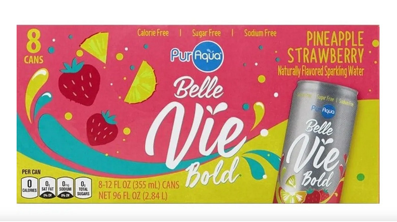 Box of Belle Vie Bold Sparkling Water